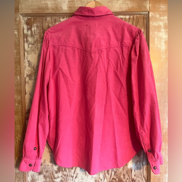 Xirena Wylan Cotton Corduroy Western-Style Shirt, Pink Peony - S - Picture 7 of 7